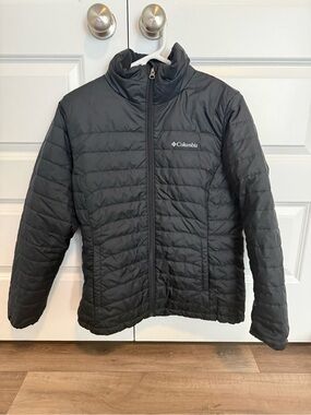 Women’s Columbia Fleece Lined Jacket- Black- Medium